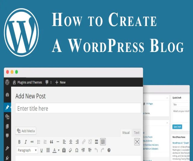 CREATE A BLOG SITE WITH WORDPRESS